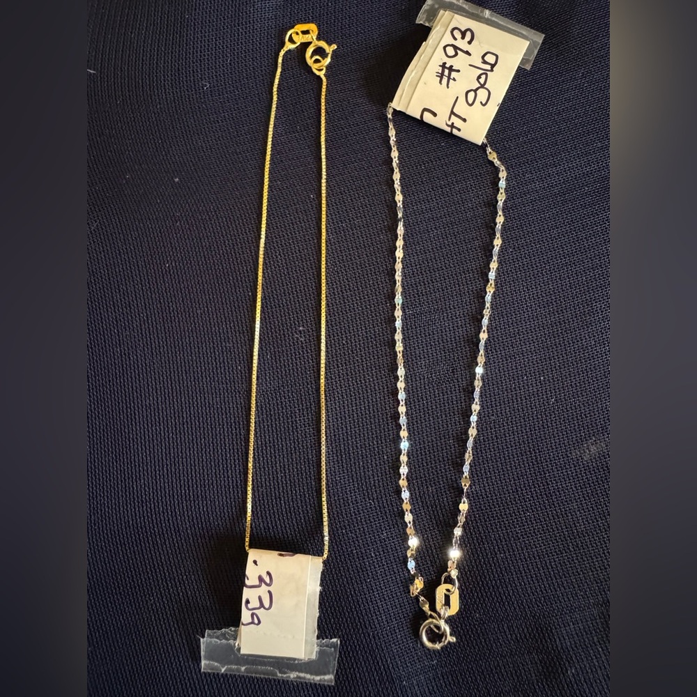 10k real gold 150$each! Bracelet pick one!